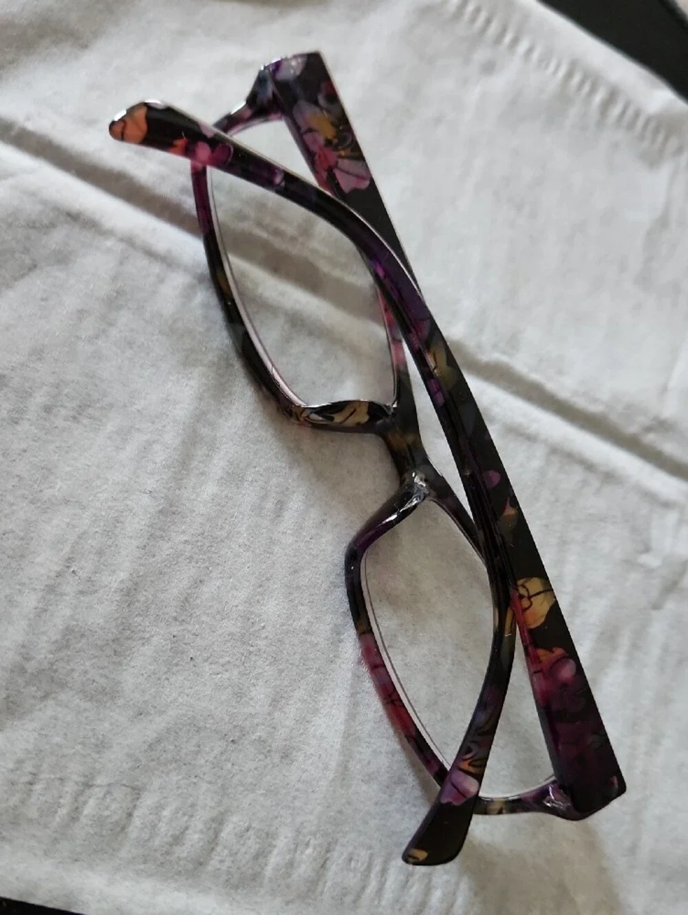 NEW Women Reading Glasses 2 Pairs Ladies Purple Spring Hinge Sides Readers 2.0